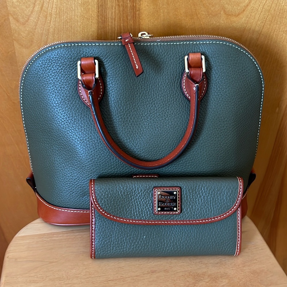 Dooney & Bourke bag with matching wallet.